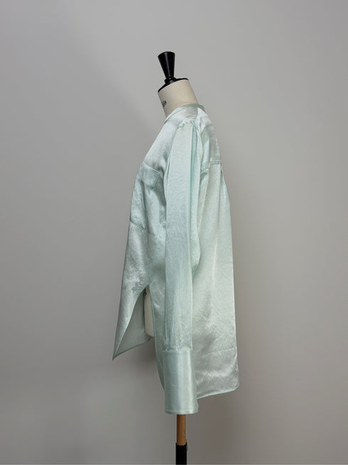 plain satin shirt